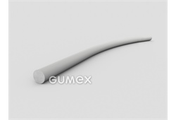 Rundes Silikonprofil, 1mm, 60°ShA, -60°C/+230°C, weiß, 